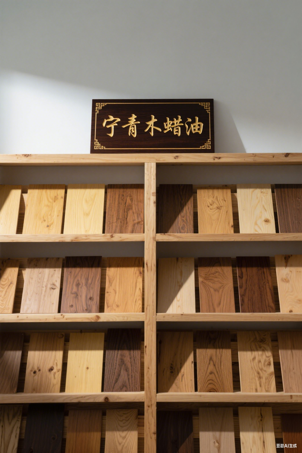木材样板架展示